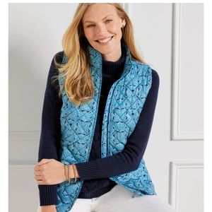 Talbots quilted vest